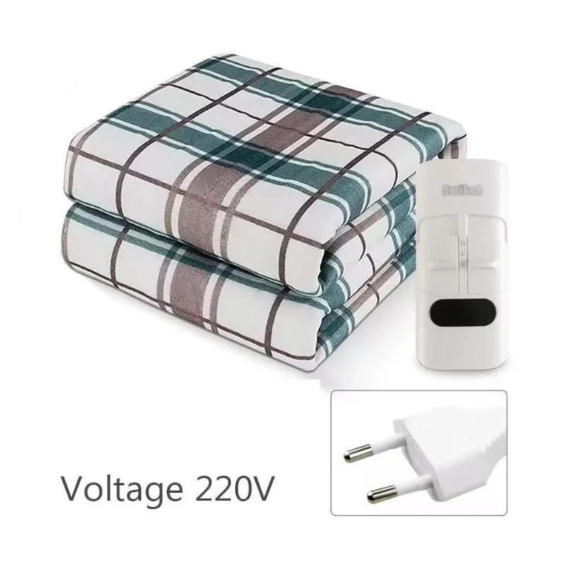 

European regulation non-woven single and double electric blanket foreign trade 220V heating blanket safety househol