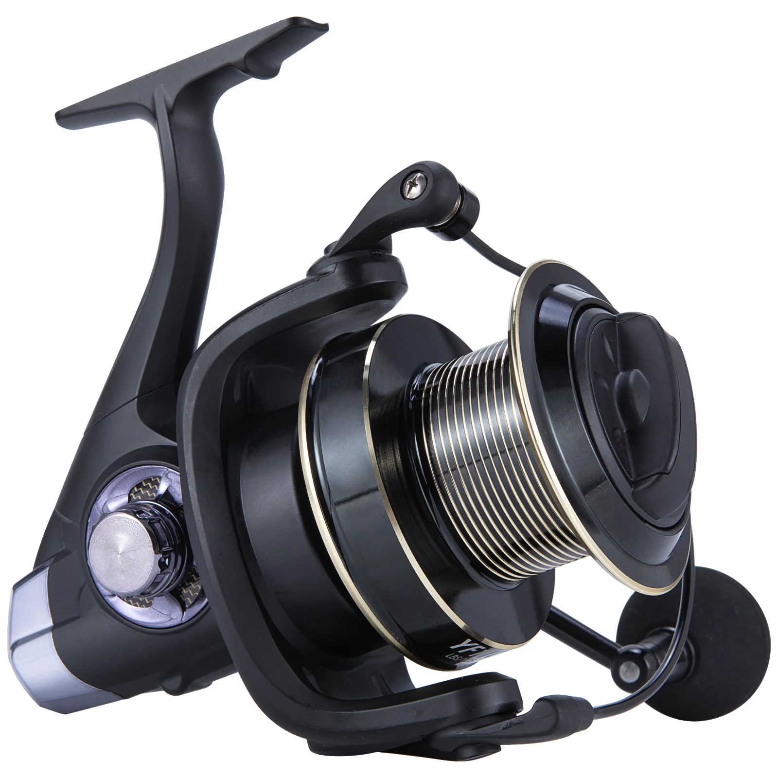 Carrete Giratorio Surfcasting – Bobina Aluminio y Cuerpo Grafito 10000 - imagen 3