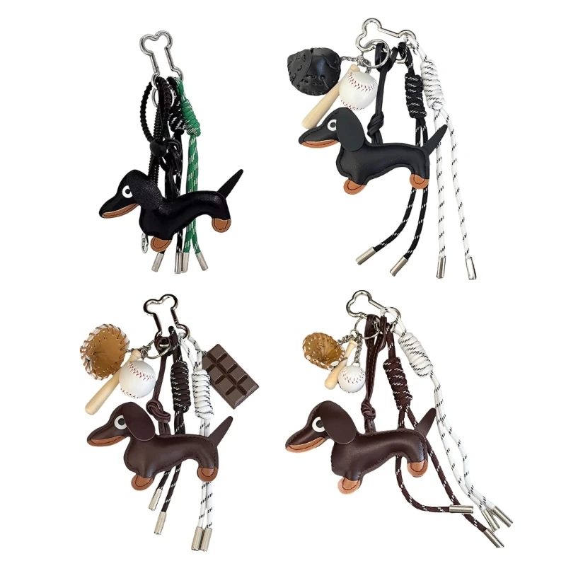 Fashionable Vintage Dachshund Key Holder Accessory Portable Blend of Functionality and Fashion Stylish Outfits Dropship