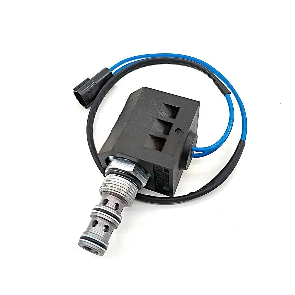 Pilot Solenoid Valve Coil Spool for Excavator Doosan Daewoo 80 150 215 220 225 300-5-7-9 High-Quality Replacement Part