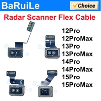 2pcs Proximity Ambient Light Lidar Sensor Flex Cable For iPhone 12 13 14 15 Pro Max Radar Range Finder Scanner Flex Cable