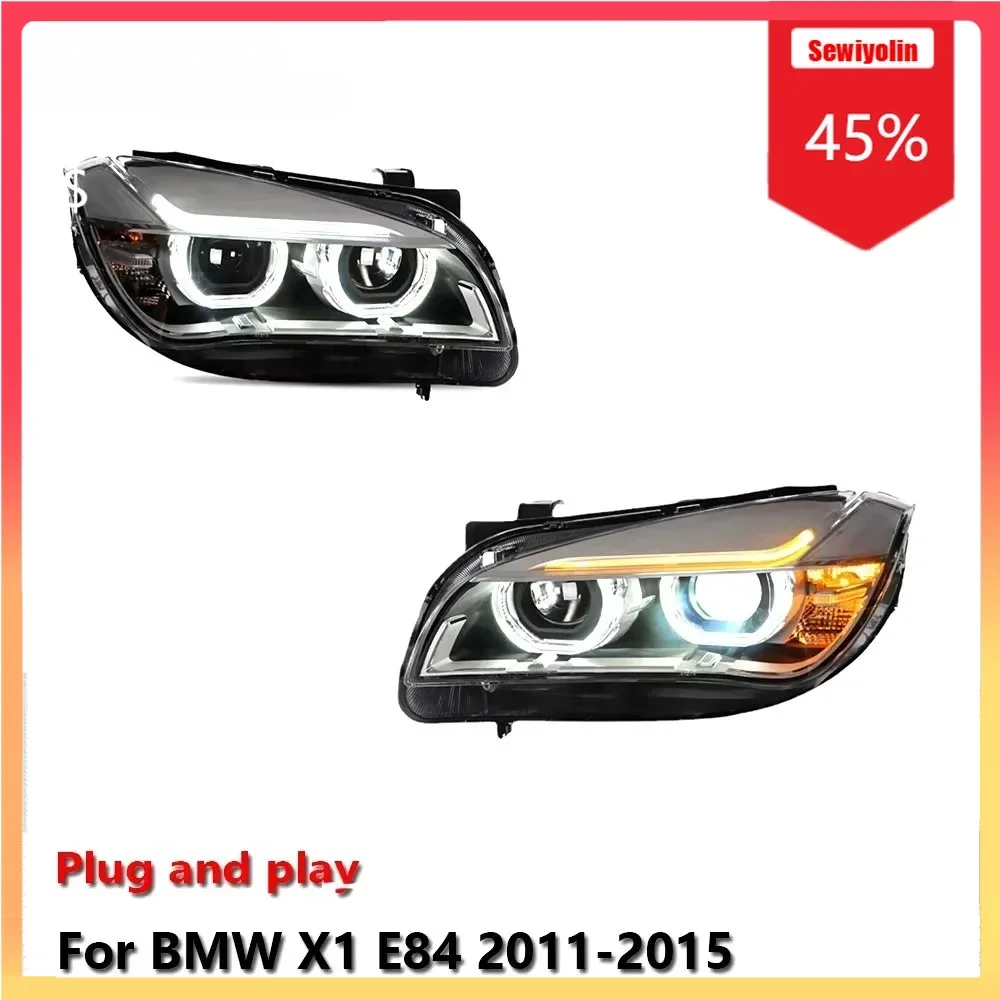 

Car LED Headlight Light Parts For BMW X1 E84 2011-2015 Auto Fog DRL Brake Turn Signal Lamp Plug And Play