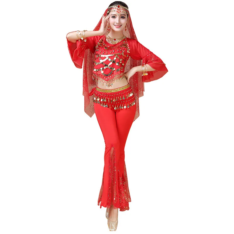 

Belly Dancing Professional Costume Sets Egypt Belly Dance wear Indian Clothing Women Adult Bollywood Performance Set