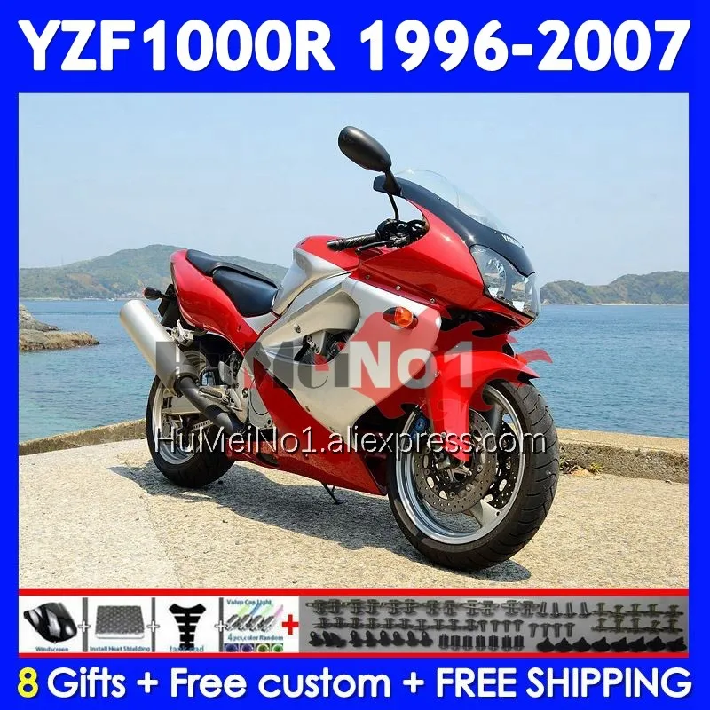 Thunderace For YAMAHA YZF 1000R Stock red YZF1000R 96 97 98 99 00 01 354No.53 YZF-1000R 2002 2003 2004 2005 2006 2007 Fairing