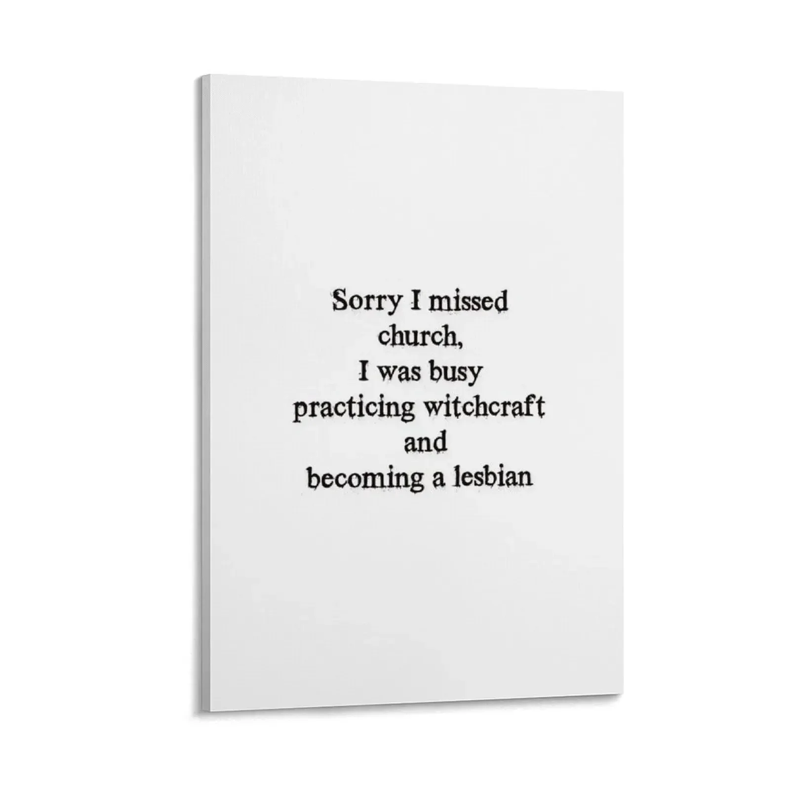 

Sorry I missed church... Canvas Painting posters anime bedrooms decor Paintings on canvas for living room