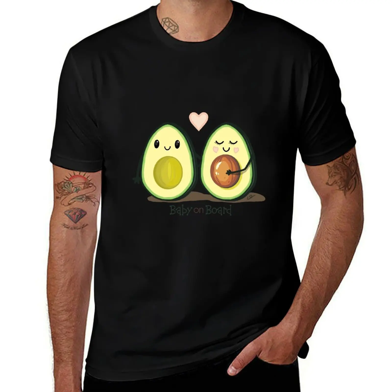 

t shirt Couple man Avocado Baby man man t cotton shirts luxury shirt luxury t T-Shirt Board on