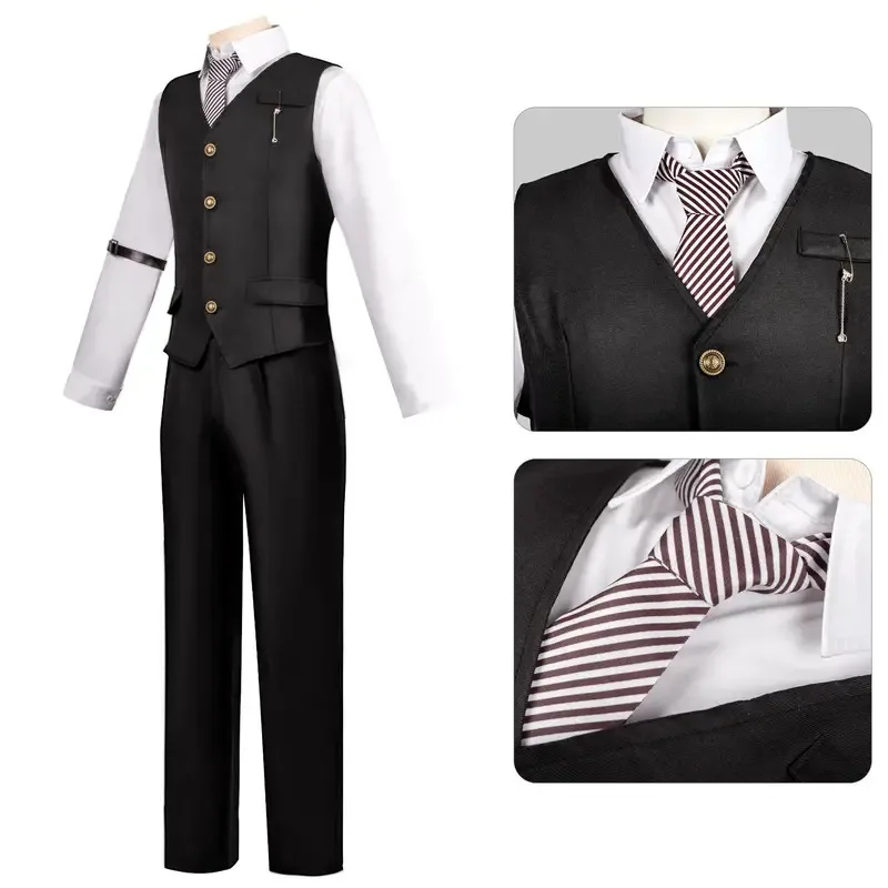 Love and Deepspace Xavier Cosplay Costume Wig Boyfirend Bunny Suit Anime Game Cosplay Clothes Men Halloween Party Costumes