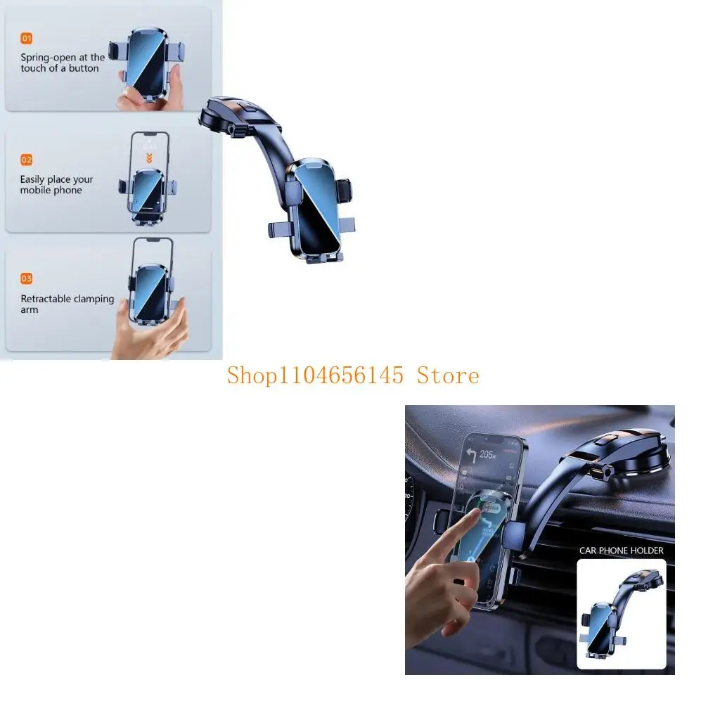 

5ASD 360 -градусный вращающийся держатель приборной панель монтажного монтаса держатель автомобильного телефона Автозакусная