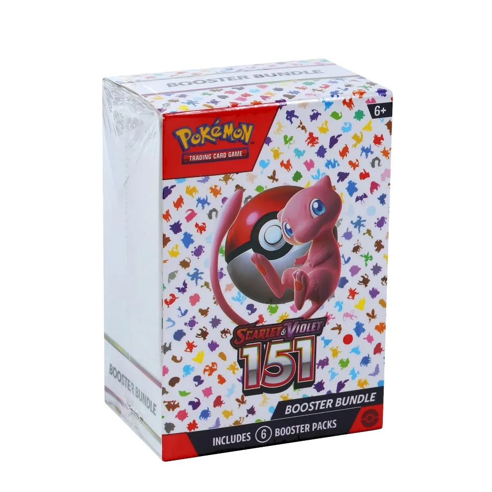 Lot de cartes Pokémon v10, pack de boosters Destined Rivals, Prismatic Evolutions, Scarlet Violet 151, cartes boosters anglaises ME02, cadeaux