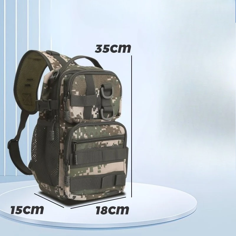 Водонепроницаемая оксфордская сумка на одно плечо, тактические нагрудные сумки, большая вместительная сумка через плечо, камуфляжная нагрудная сумка