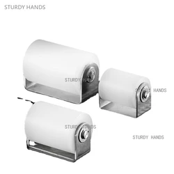 1pcs 304 stainless steel bracket guide bearing nylon pulley moving door iron bracket wheel track directional wheel