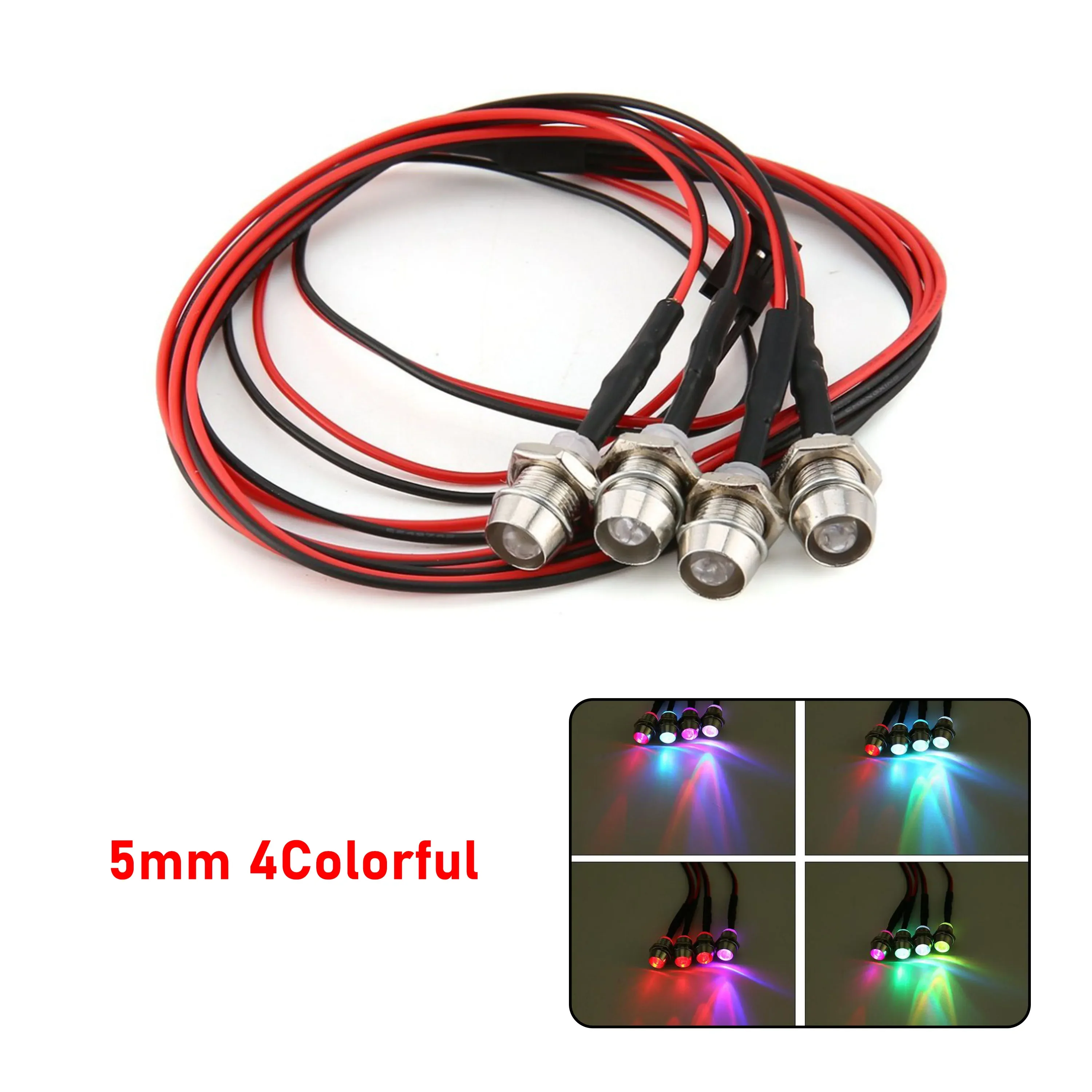 RC LED Licht Kit Scheinwerfer für 1/10 1/8 1/12 RC Auto Lkw Crawler Drift Auto Scheinwerfer Rücklicht TRAXXAS HSP HPI MN99 MN90 Wltoys