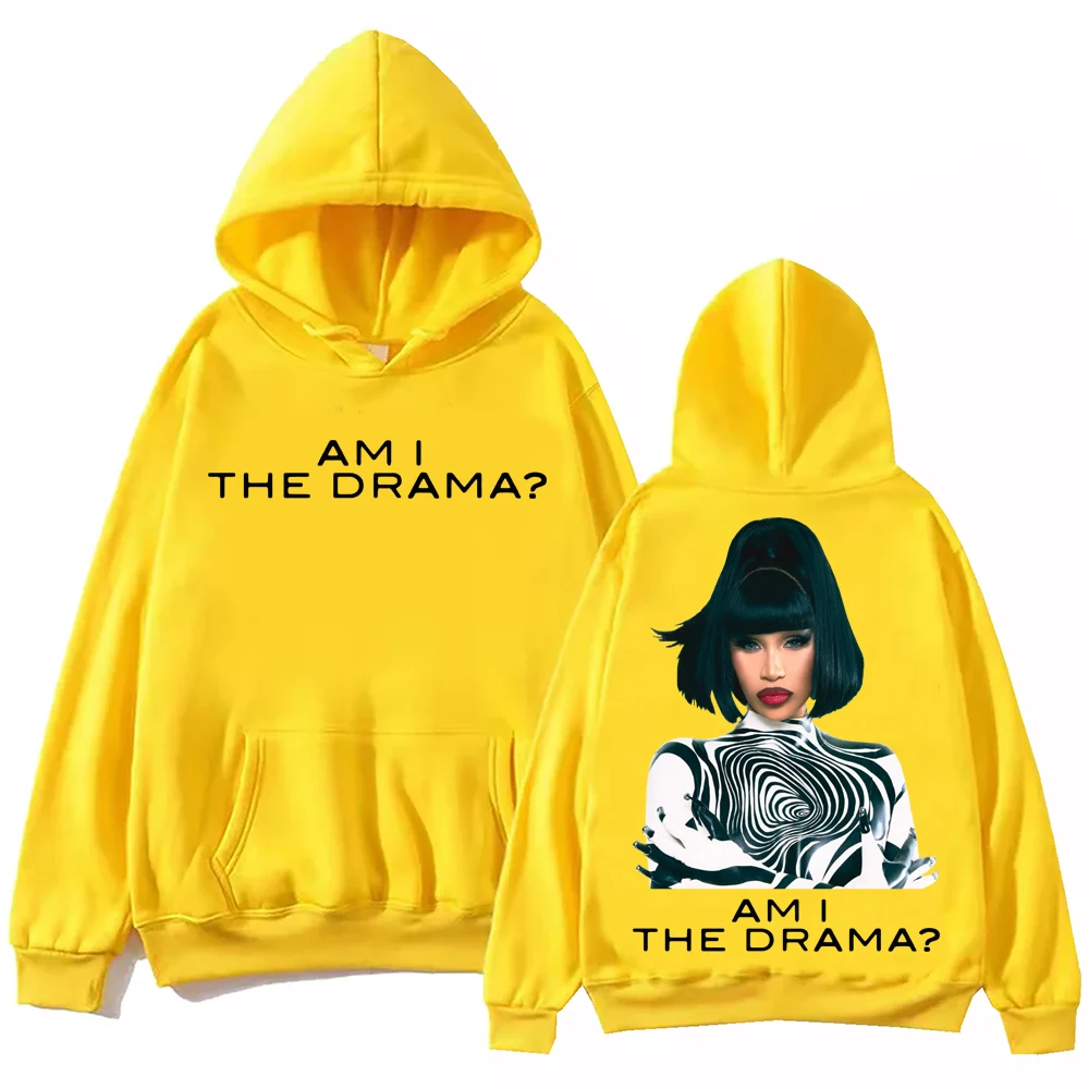Cardi B Little Miss Drama Tour 2026 Hoodie Harajuku Hip Hop Pullover Tops Sweatshirt Gift