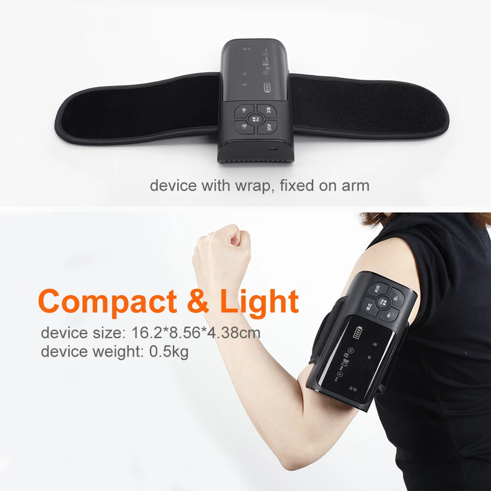 روبوت إعادة تأهيل اليد الخفيف المحمول مع قفازات بيونيك لمرضى السكتة الدماغية وتدريبات إعادة تأهيل اليد في أي مكان لتقليل التفكيك