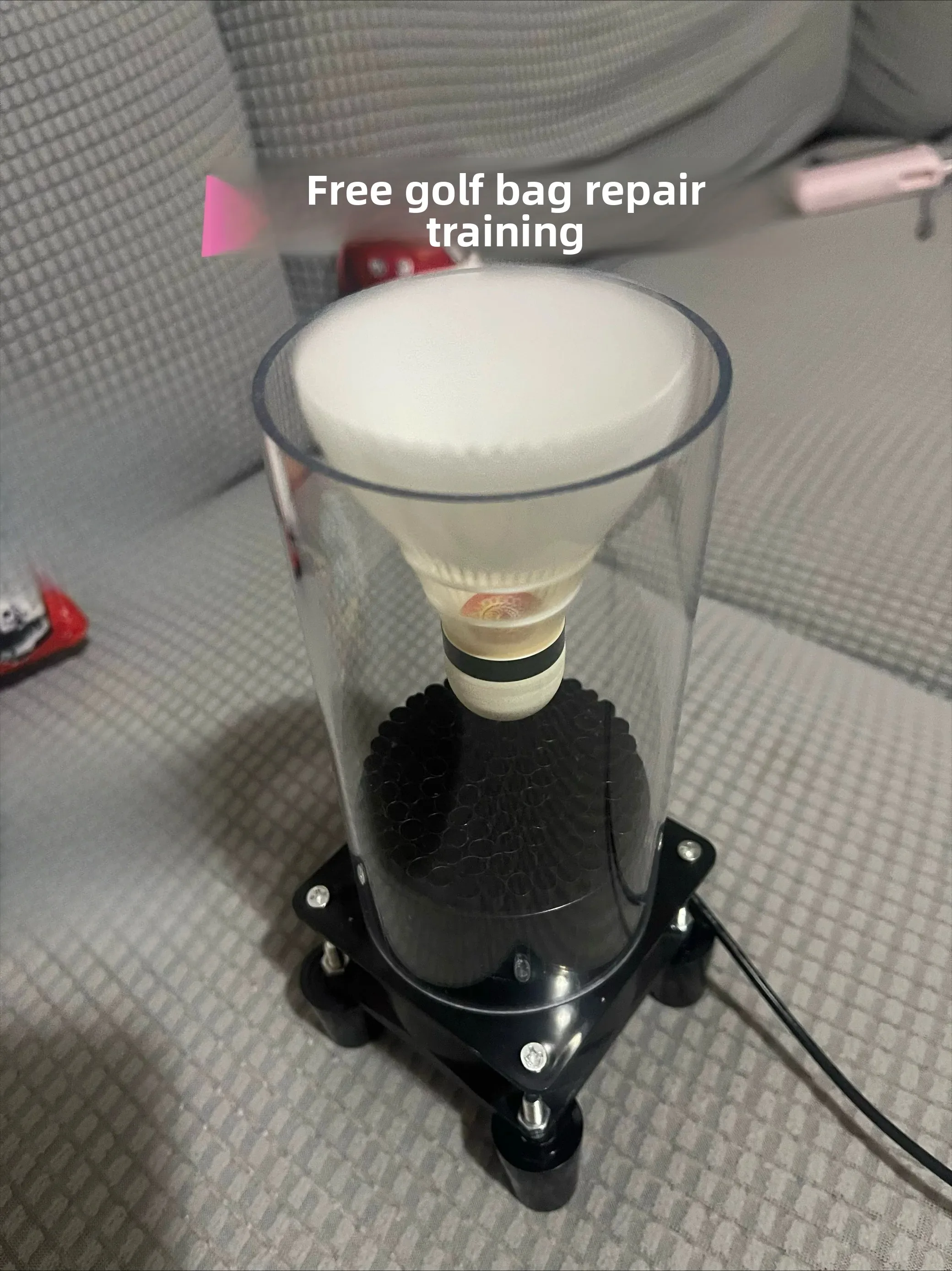 Professional Badminton Shuttlecock Wind Tunnel Tester Portable for Flight Stability Test and Repair Detection High Precision