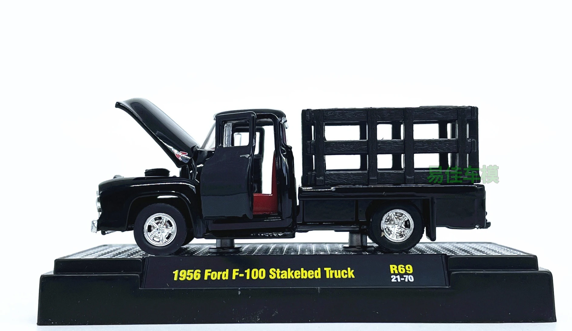 다이캐스트 M2 1:64 스케일 포드 F-100 트럭 시뮬레이션 합금 2025 자동차 모델 수집용 장난감 선물 기념품 디스플레이 장식품