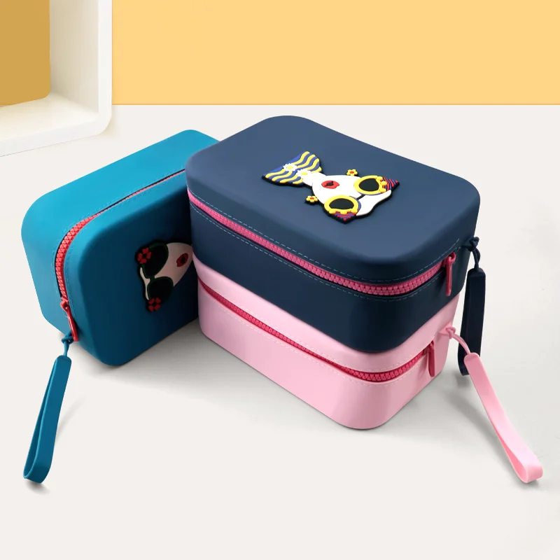 

2026 Silicone Travel Makeup Bag Large Capacity Make Up Pouch Makeup Organizer Bag Waterproof Toiletry Bag
