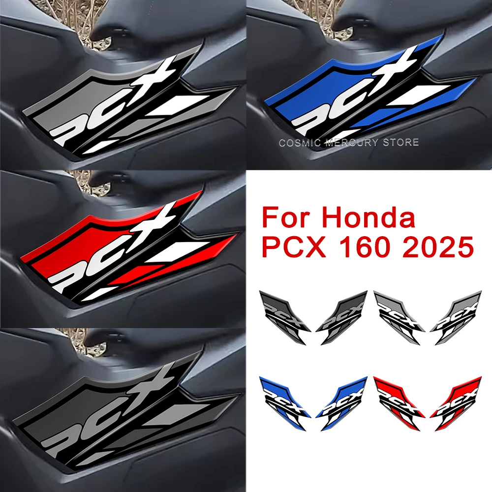 دراجة نارية خزان الوسادة ملصق لهوندا PCX 160 2025 ملصقات واقية عدة ثلاثية الأبعاد هلام الايبوكسي الراتنج ملصقات