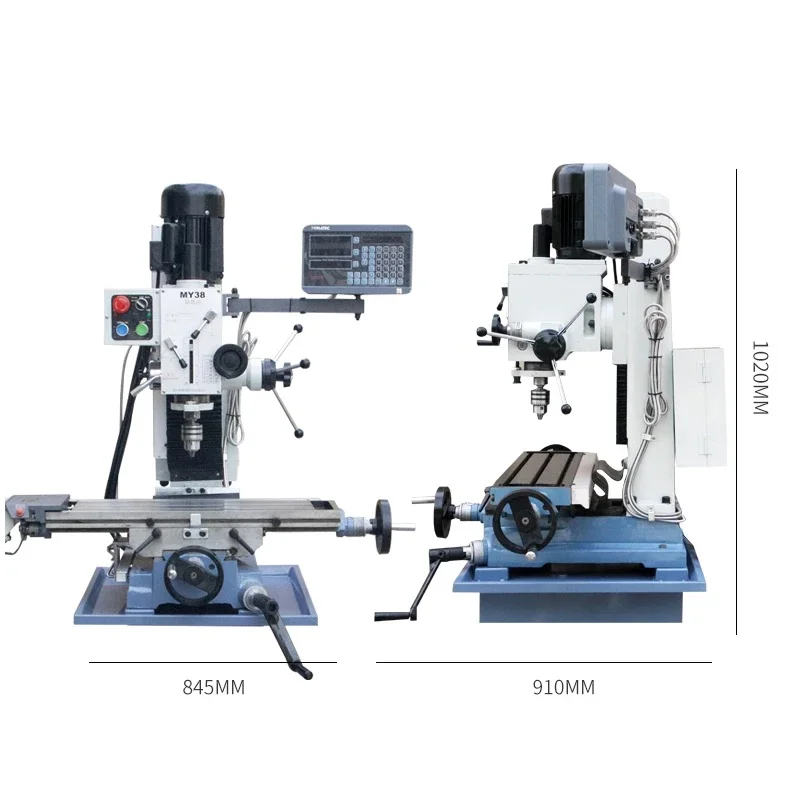 Drilling Milling Machine 700*180mm Working Table Powerful Motor Industrial Use