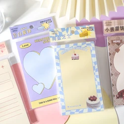 80 Sheets Cream Girl Diary Series Memo Pad Journal Decoration Collage Material Sticky Notes Planner School Supplies Stationery