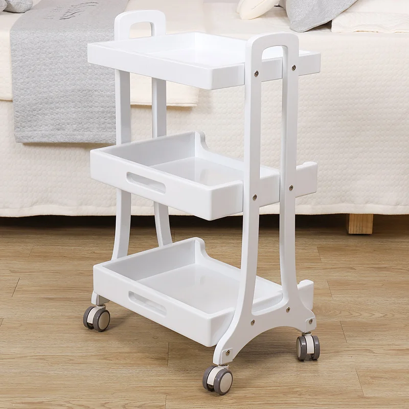 

Medical Trolley Beauty Salon Furniture Transport Cart Wheels Tool Trolly Cosmetic Reception Carrello Auxiliary Cart Handcart