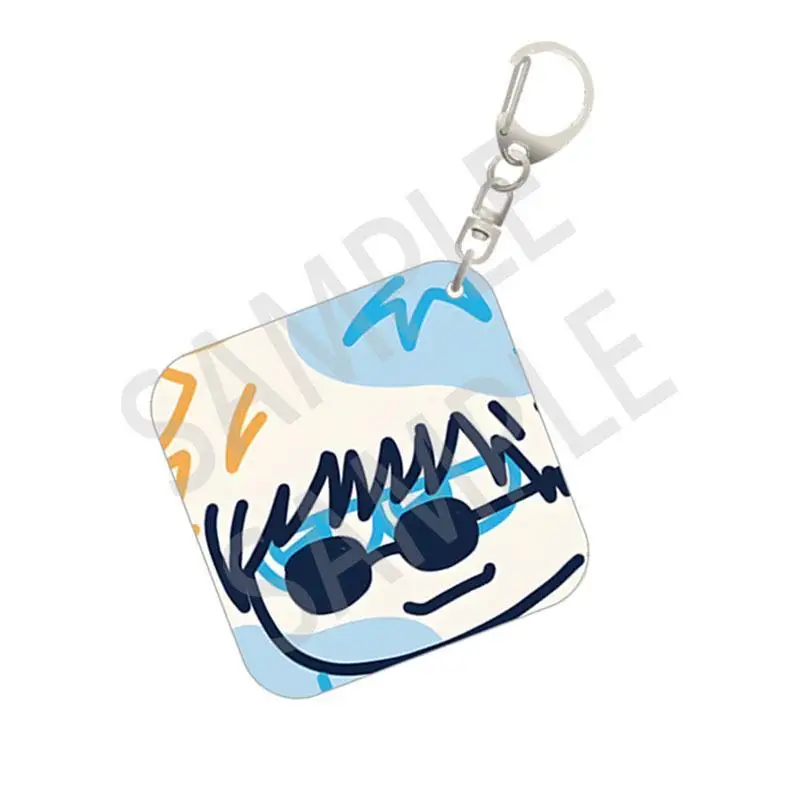 

Anime Jujutsu Kaisen Satoru Gojo Geto Suguru Cosplay Laser Key Chain Acrylic Q Version Cute High Appearance Level Delicacy