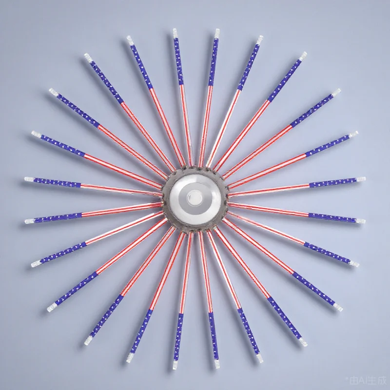 Рисунок 6 - деревянные карандаши с американским флагом