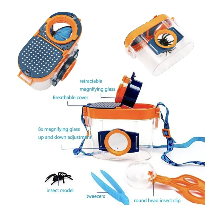 Insect Observation Box Transparent collect Outdoor Toy Set Capture Growth Scien Natural Exploration Child Tools Educational Toy