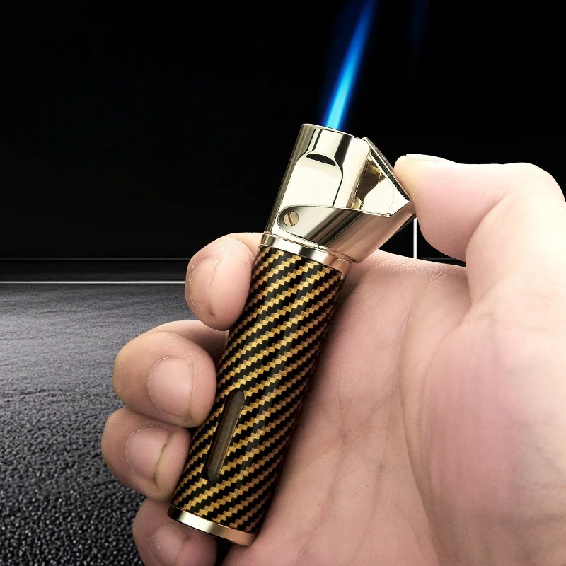 

HONEST ветрозащитная металлическая зажигалка с струйным пламенем, многоразовая многоразовая для сварки сигар, прижигания на открытом воздухе