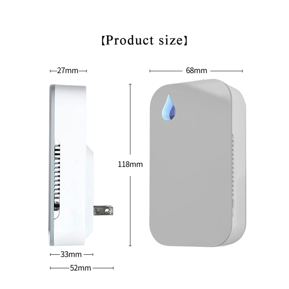 1X purificador de iones negativos eliminación de formaldehído luz nocturna purificador pequeño para el hogar multifuncional