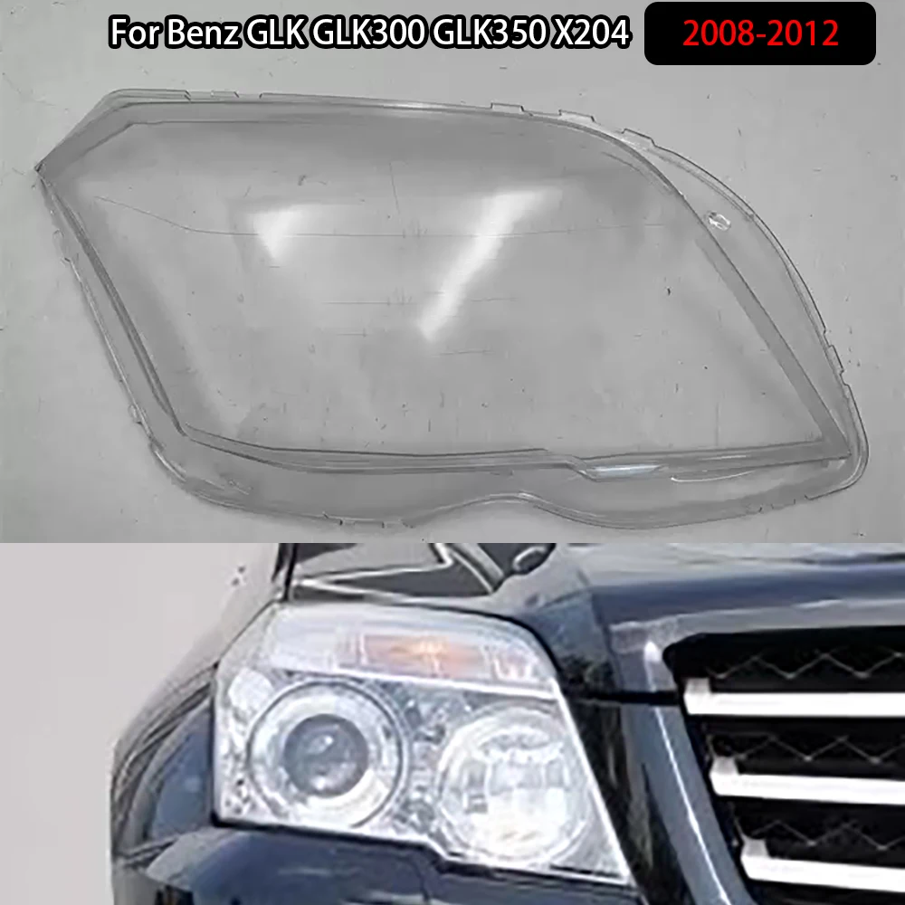 

For Benz GLK GLK300 GLK350 X204 2008-2012 Headlamp Cover Headlight Shell Lens Plexiglass Replace Original Lampshade