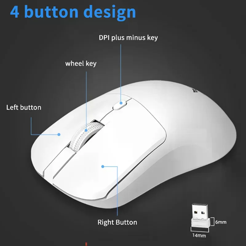 NEW 2.4G Wireless Mute Mouse USB Optical Ergonomics Laptop Mouse Office Business Computer Mouse E-sports Mice For Laptop