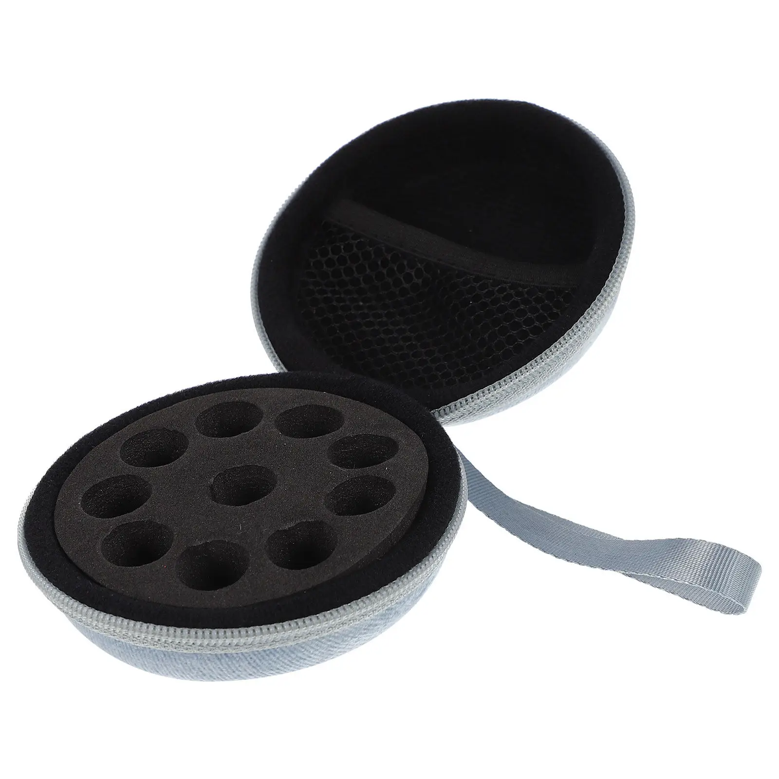 Round Essential Oil Storage Pack Portable Bottle Organizer Bag for Essential Oils Nail Polish Perfume Travel Home Daily Use