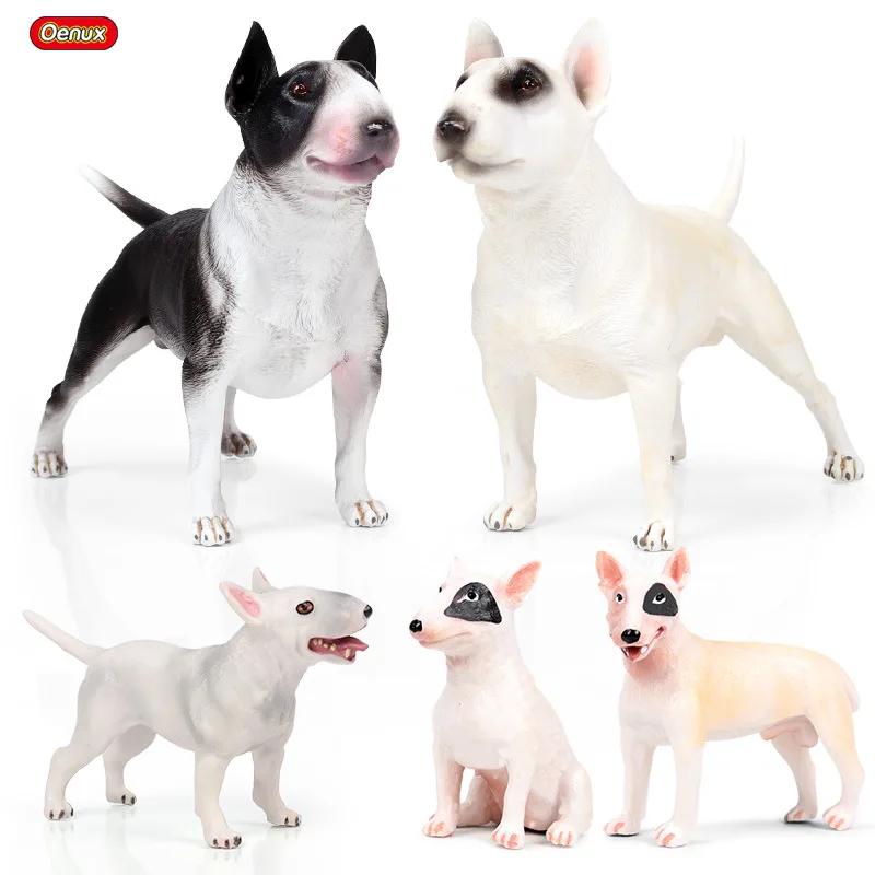 Symulowane zwierzę Model psa złotowłosego psa Teddy buldog Koki Collie Shiba Inu zwierzak ozdoba samochodu plastikowe zabawki zwierząt figurki — zdjęcie 5