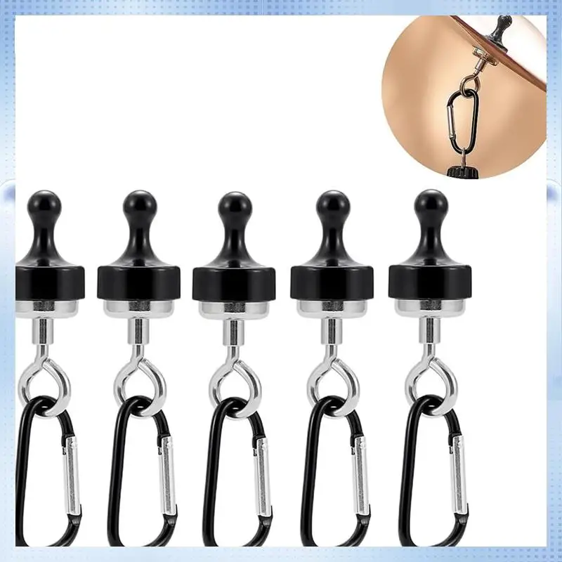 

ABHQ-Camping Magnetic Hooks,Magnet Clip Hanger With Carabiner,Tent Canopy Magnetic Hooks, Suitable Camping Hiking Traveling