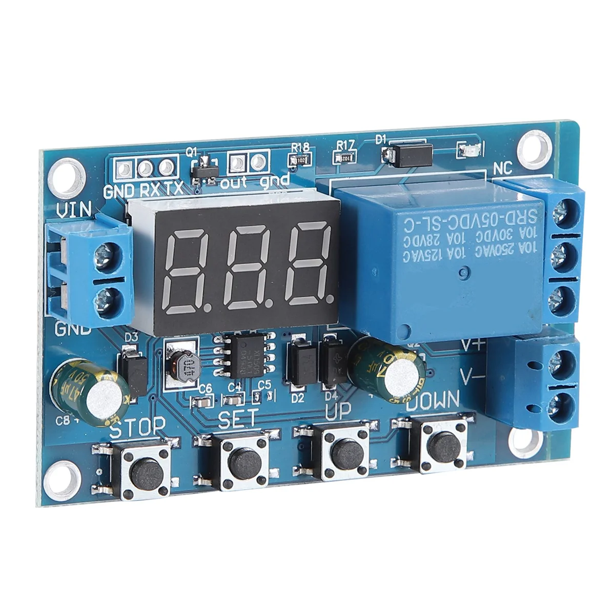 DC 6-40V Battery Charger Control Switch Undervoltage Overvoltage Protection Board Auto Cut Off Disconnect ControllerB84B