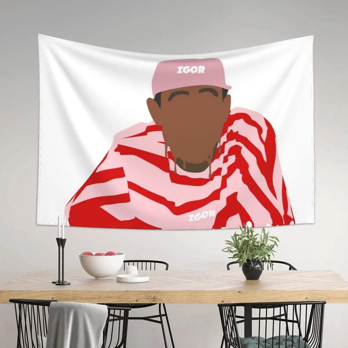 

tyler minimal drip Tapestry Christmas Decoration Wall Carpet Wallpaper Bedroom Wall Decor Tapestry