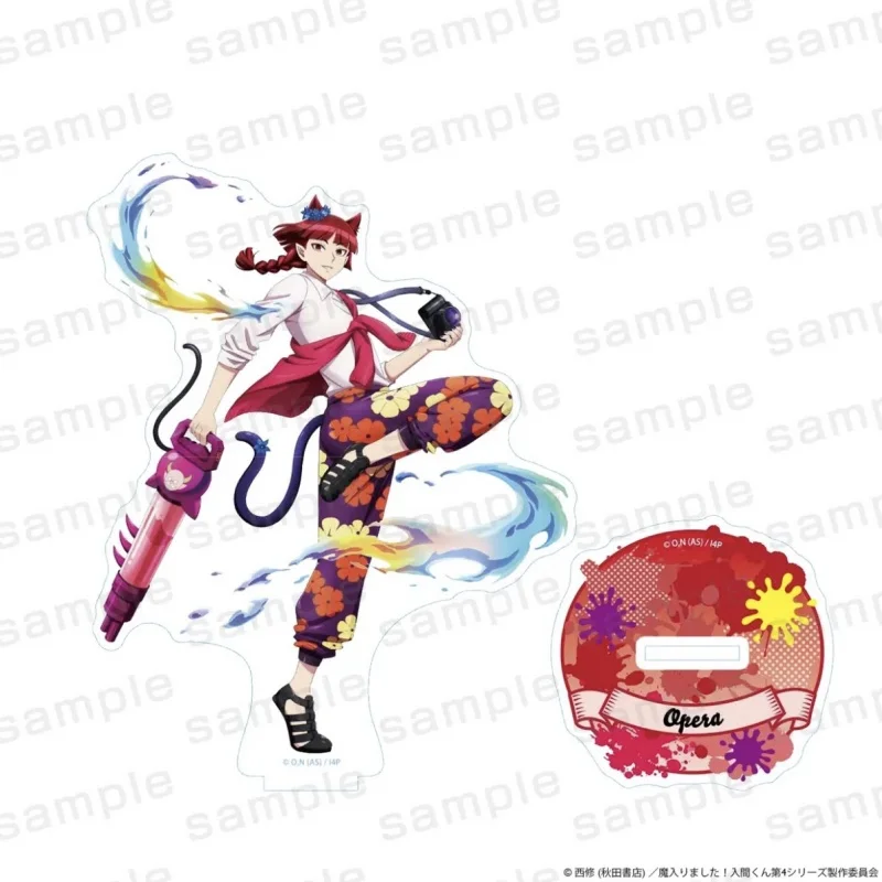 Anime Welcome to Demon School! Iruma-kun Suzuki Iruma Vacation Ver Acrylic Stand Model Plate Keychains Desk Decorations