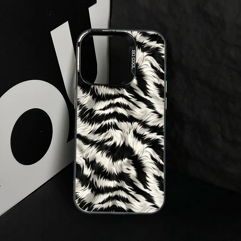 

Leopard print case for iPhone17 16 15 14 13 12 11 Pro/ Max/Plus shock-proof rear cover anti-fingerprint