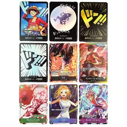 Anime Cards One Piece OPCG OP05 Nika rufy Don Ace Sabo Boa Hancock Law Nami Zoro Replica gioco giapponese Anime Collection Cards