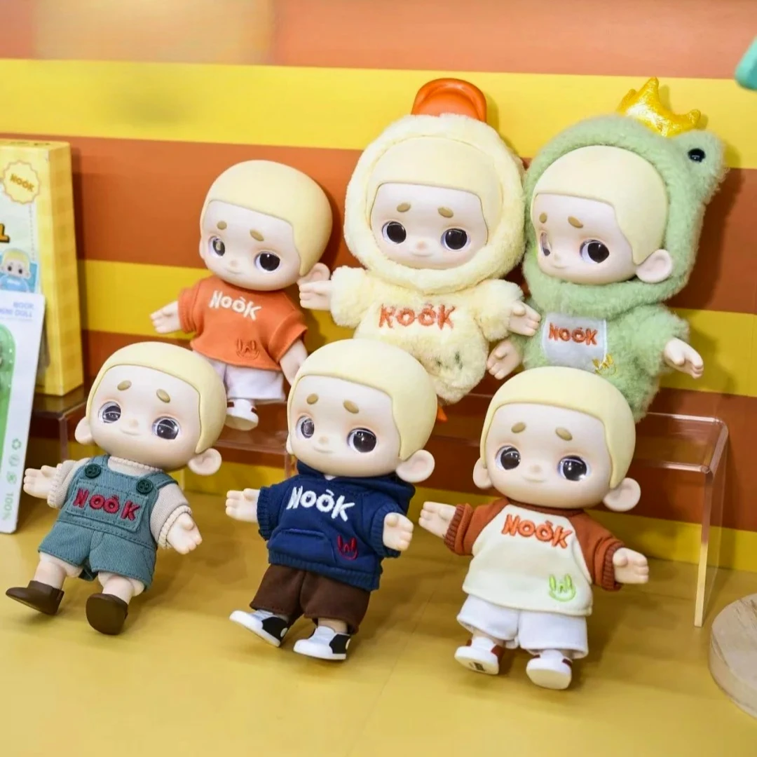 

52TOYS NOOK OOTD Series слепая коробка экшн-фигурка плюшевая виниловая кукла милые мальчики аниме брелок Mystery Box коллекция модель игрушки подарок