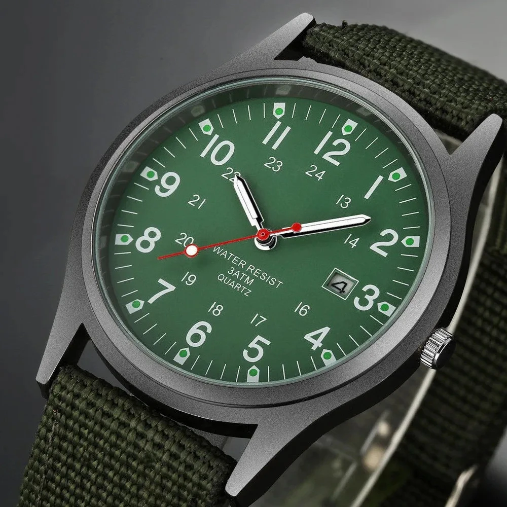 Men's Nylon Waterproof Quartz Wristwatches Luxury Watch Men Designer Brand Famous Business Watch Male Smart Saat Erkek