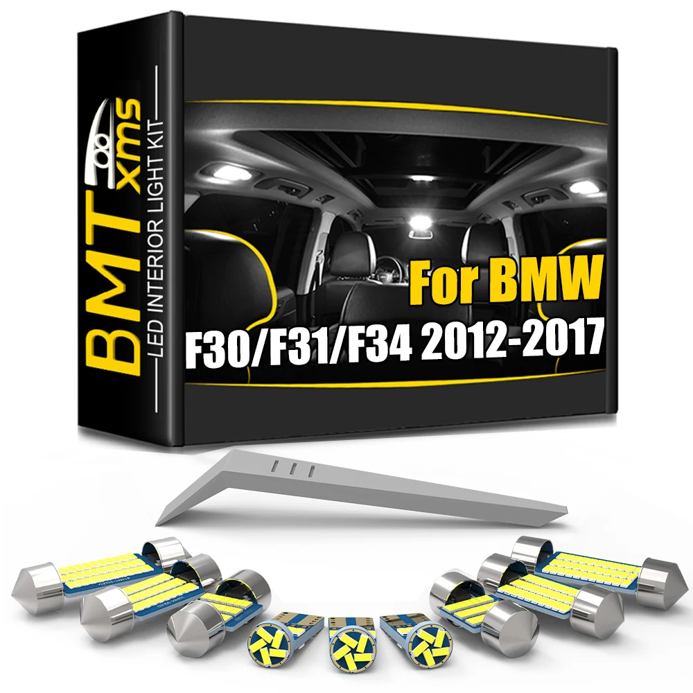 

BMTxms Canbus LED Interior Lights For BMW 3 Series F30 F31 F34 Gran Turismo Sedan Estate Hatchback 2012 2013 2014 2015 2016 2017