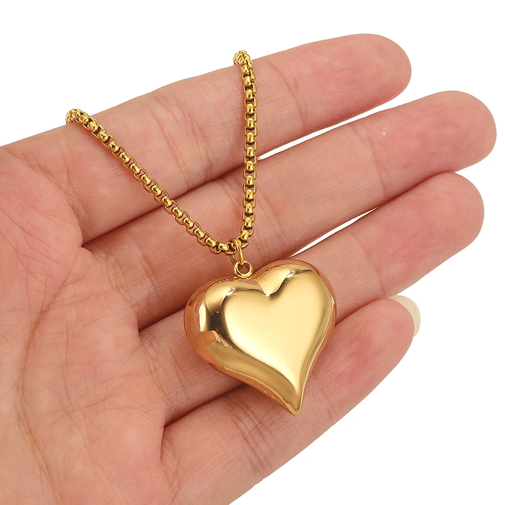 1pcs Stainless Steel Heart Charms For Necklace Jewelry Making Hollow Heart Pendants DIY Earring Connectors Jewelry Supplies