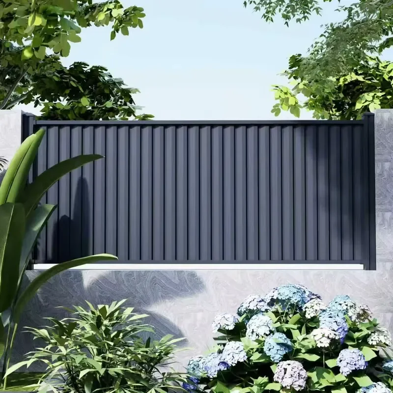 Modern Aluminum Alloy Outdoor Fencing-Eco-Friendly Durable Insect-Resistant Rust Proof Easy Assembly for