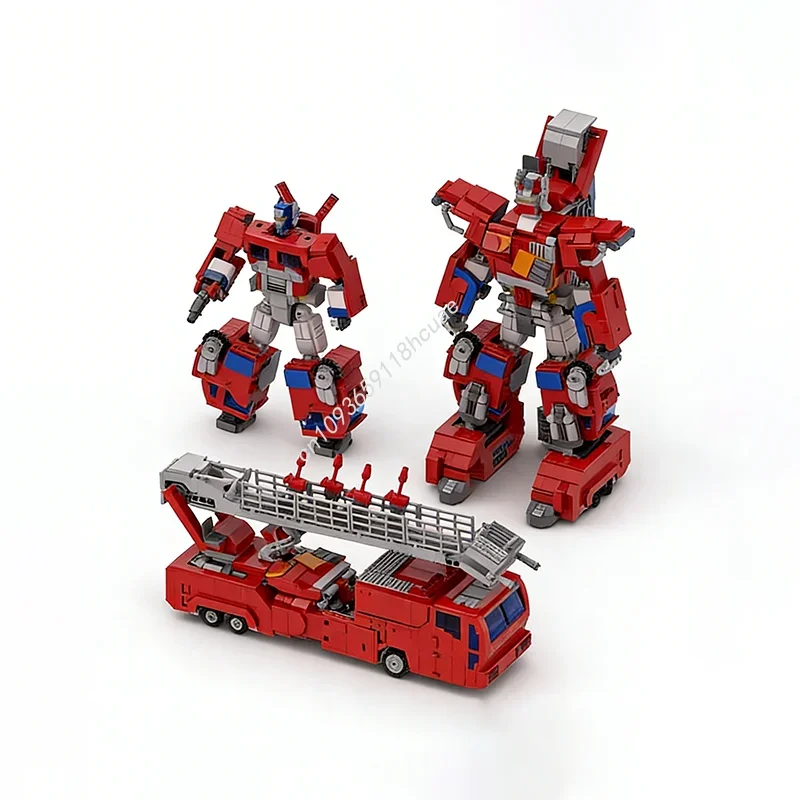 1862pcs MOC Icons Transformers Robots Disguise Optimus Model Building Blocks Toys Architecture Christmas Gifts Education Brick