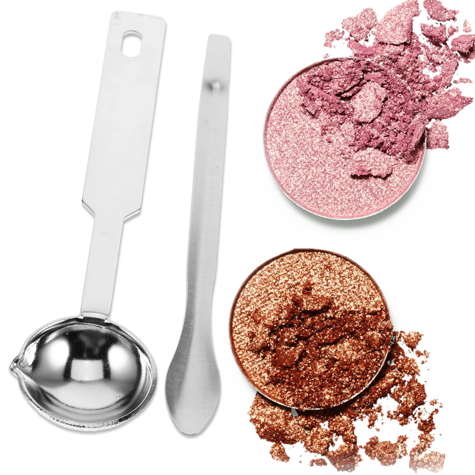 1 セット口紅修理ツール合金メイクアップスパチュラコンパクトパレット固定キットリップクリームプレスツールポータブルデポッティング