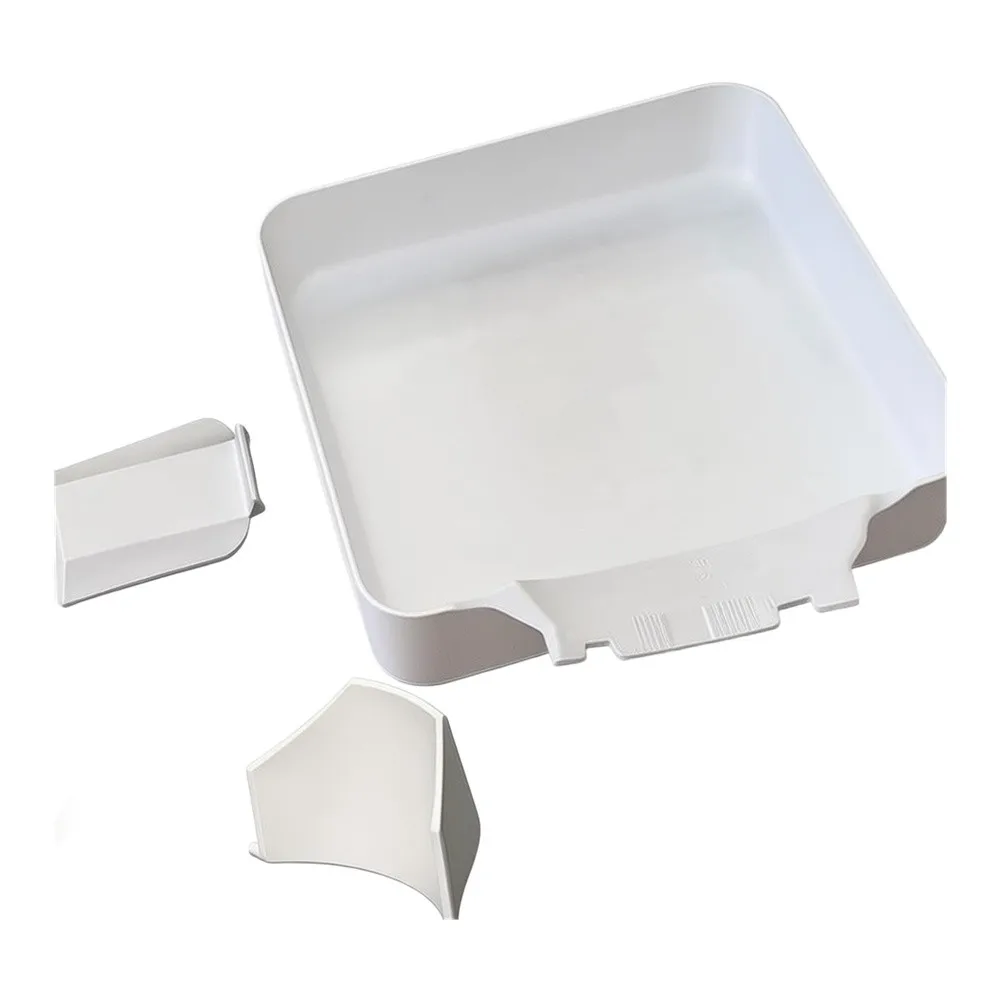 3D Printed Washing Machine Drain Pan with Filter Screen Plastic Catch Tray for Overflow Water and Condensation