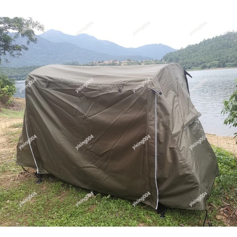 Outdoor Elevated Camping Tent, Ultra Light Waterproof Shelter for Fishing Hiking Solo Travel