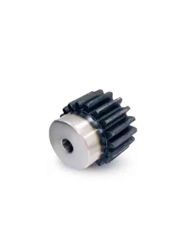 Module 1 18T Spur Gear 45# Carbon Steel Bore 6mm 6.35mm 8mm Low Speed Metal Drive Gear For Motors
